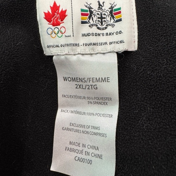 2010 Olympics CANADA Hudson's Bay Hooded Jacket Women's Sz 2XL, Made in Canada - Picture 6 of 8